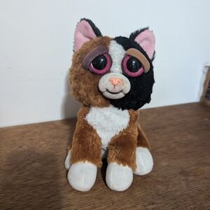 Feisty Pets Plush Toy with Brown and White Fur